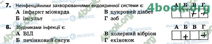 ГДЗ Біологія 11 клас сторінка В2 (7-8)